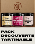 Pack découverte Pâtes à tartiner (3 pots)